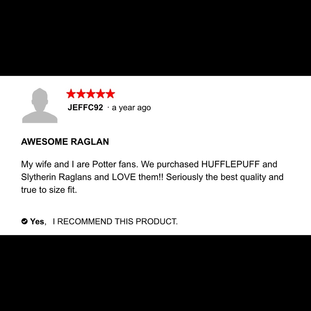 Harry Potter Hufflepuff Quidditch Raglan - Picture 4 of 4